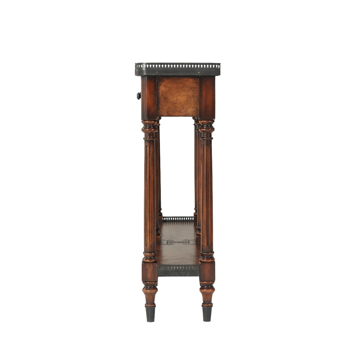 Theodore Alexander The Louis XVI Leather Console Table