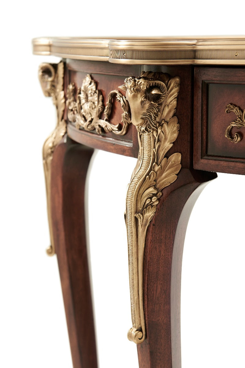 Theodore Alexander Ram's Head Console Table