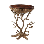 Theodore Alexander Gilt Grotto Accent Table