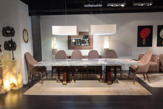 Stone International Daytona Rectangular Dining Table