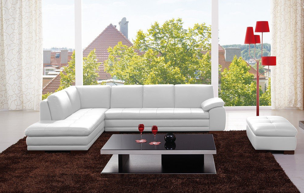 J & M 625 Leather Sectional