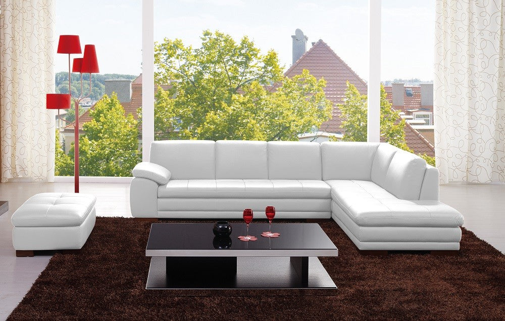 J & M 625 Leather Sectional
