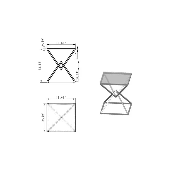 Pyramid End Table | Creative Furniture