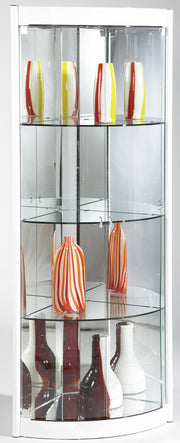 Chintaly 6617 Corner Curio, White