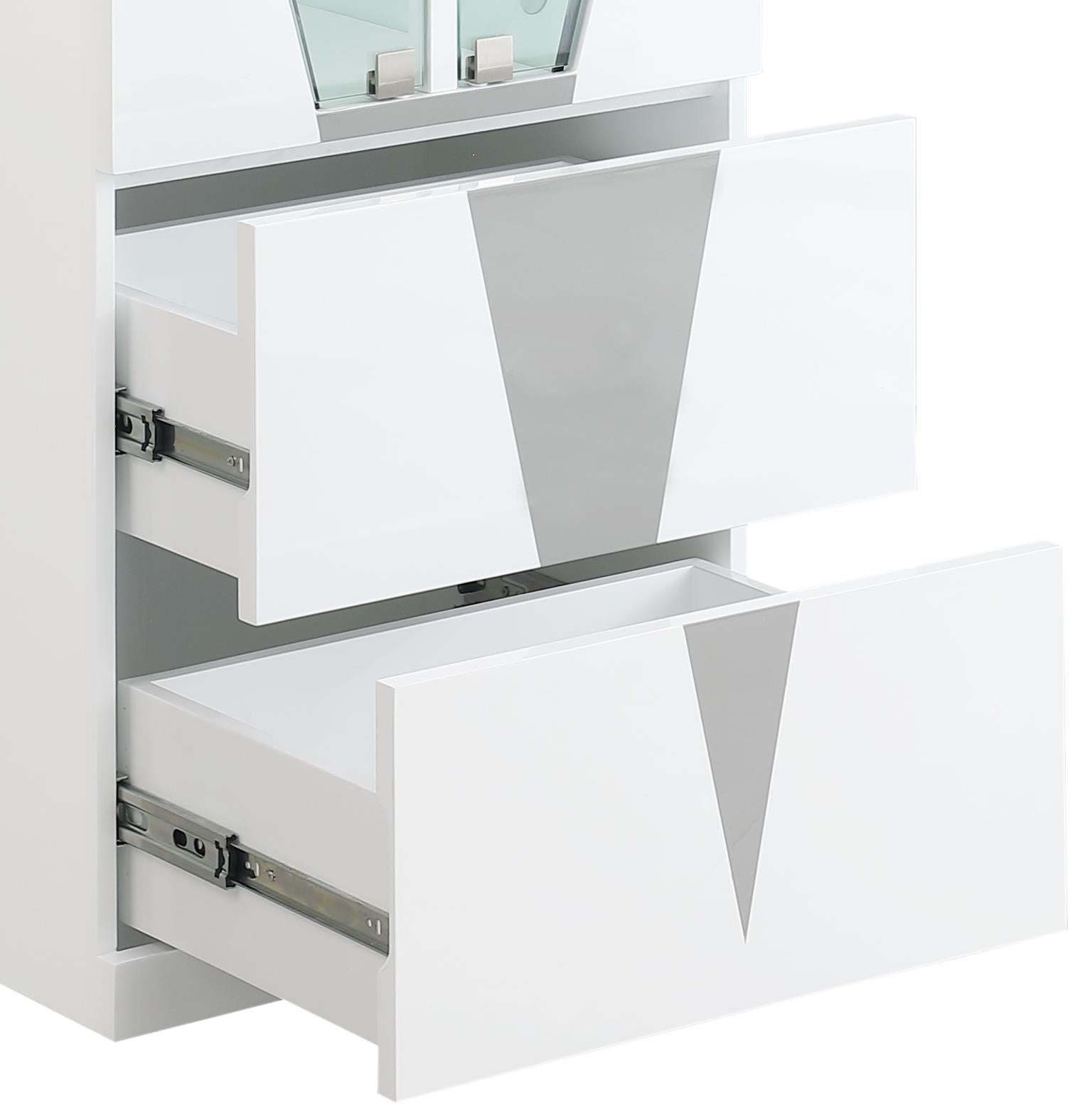 Triangle-shaped Curio 6625 Gray