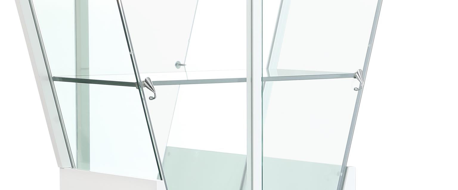 Triangle-shaped Curio 6625 Gray