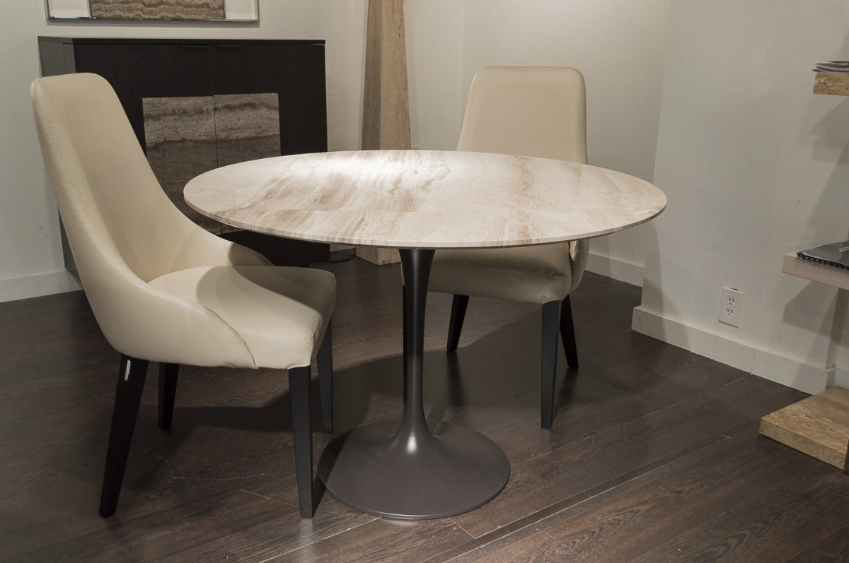 Stone International Flute Round Dining Table
