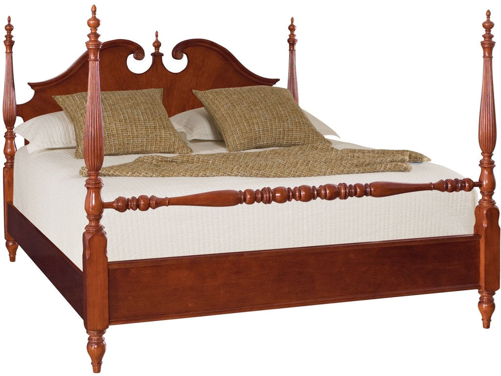 American Drew Cherry Grove Low Poster California King Bed