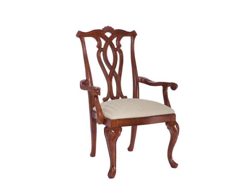 American Drew Cherry Grove Pierced Back Armchair