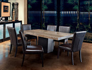 Stone International Espresso Dining Table