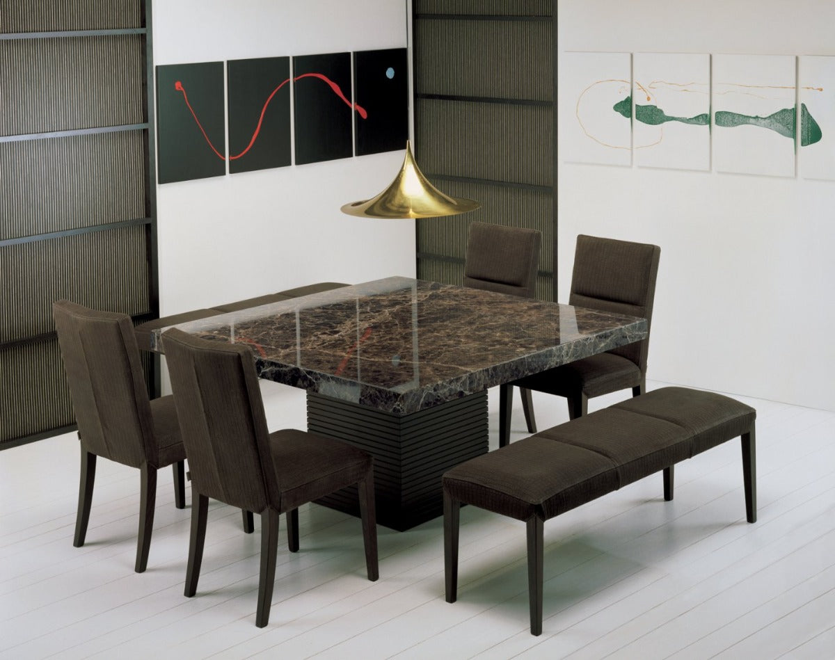 Stone International Espresso Dining Table