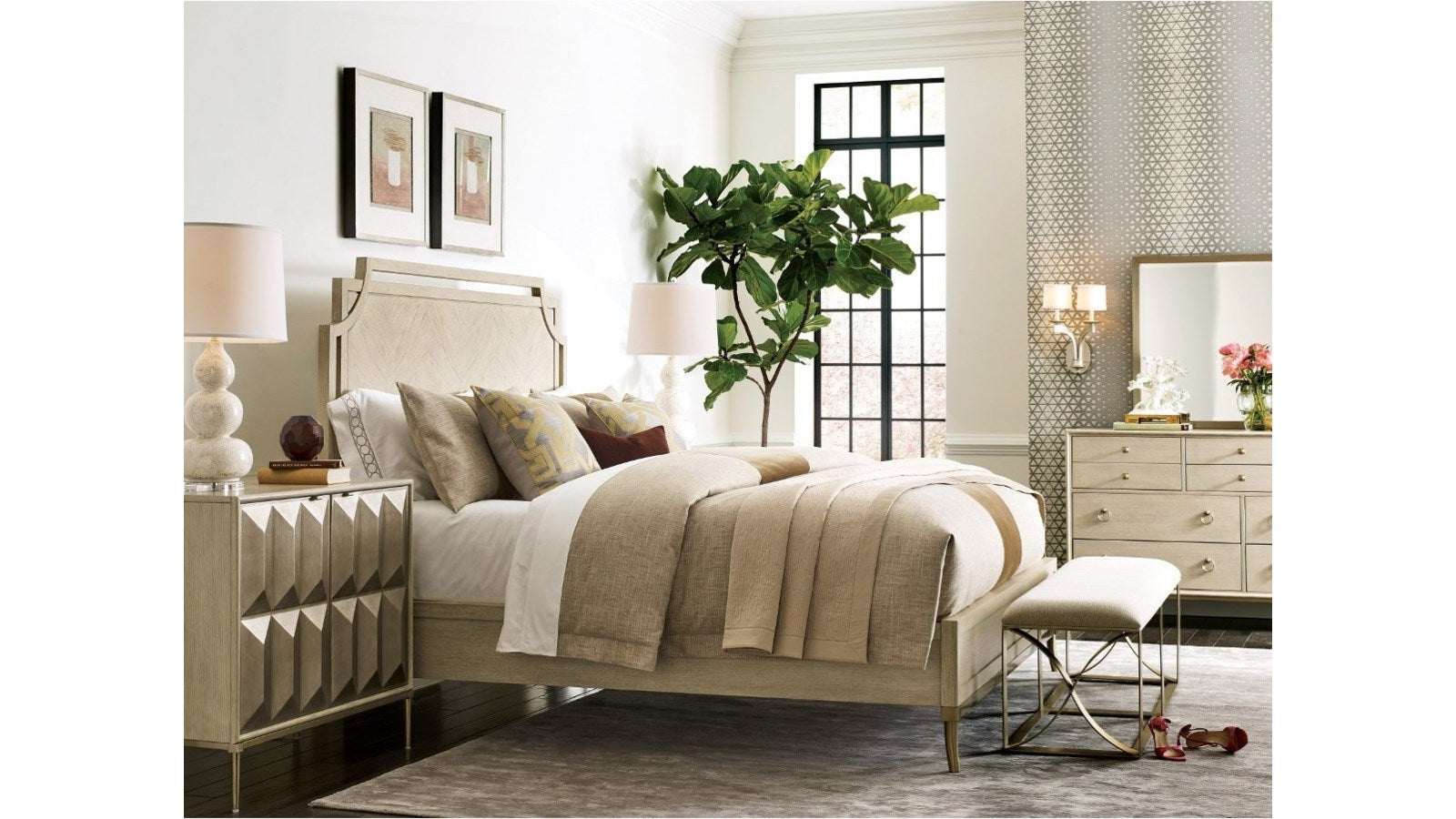 American Drew Lenox Royce Queen Bed