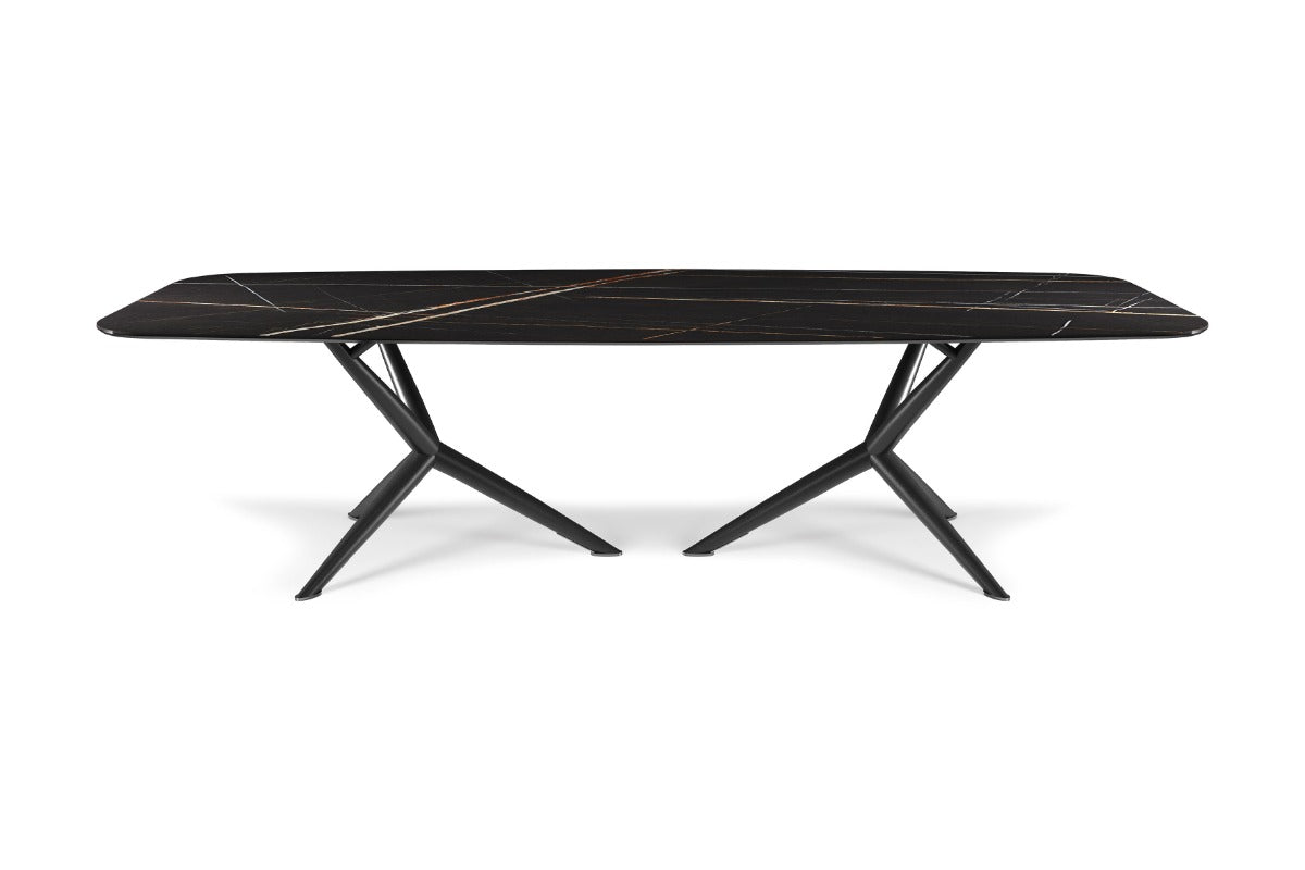 Atlantis Keramik Dining Table with Rounded Top 118"