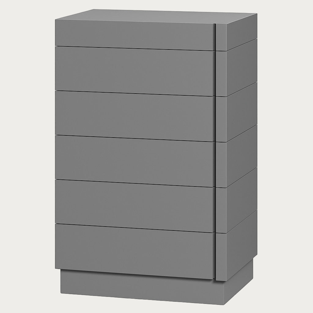 Braga Chest, grey high gloss