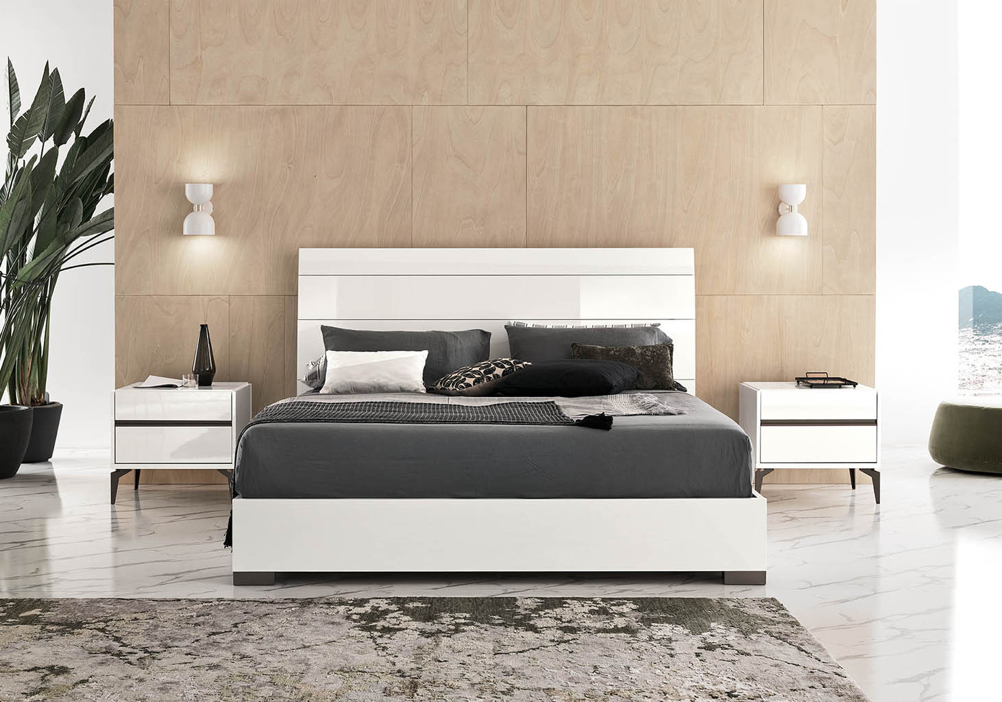 Costa Blanca Modern  Bedroom Set