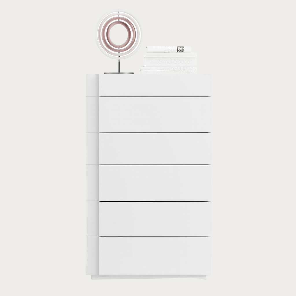 Lisbon chest in white High Gloss Finish