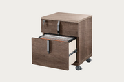 Matera file cabinet with open drawer on a white background.