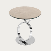 Rio Lamp Table Beige Ceramic Top