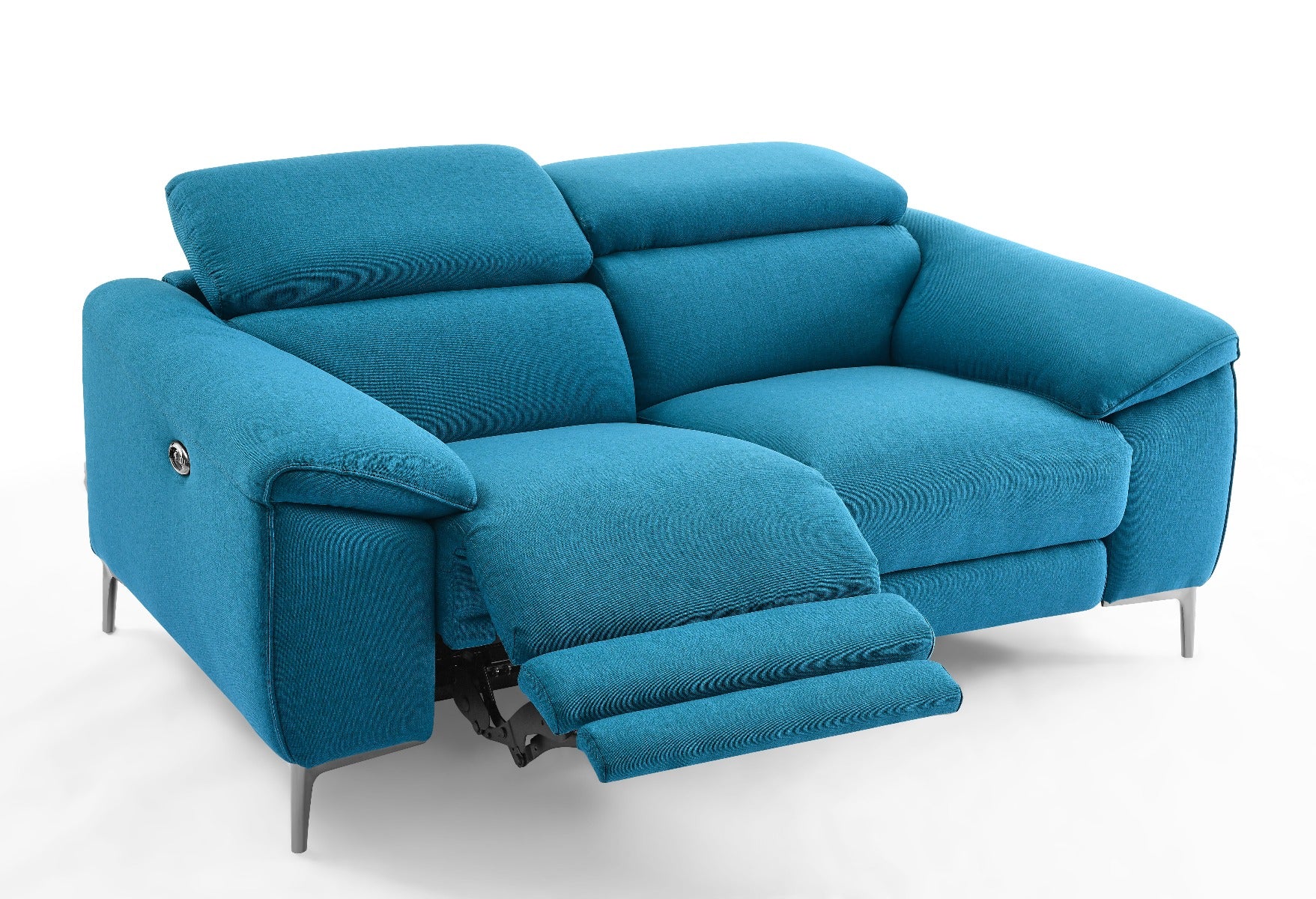 Lucca Fabric Loveseat with Power Recliners | Creative Furniture