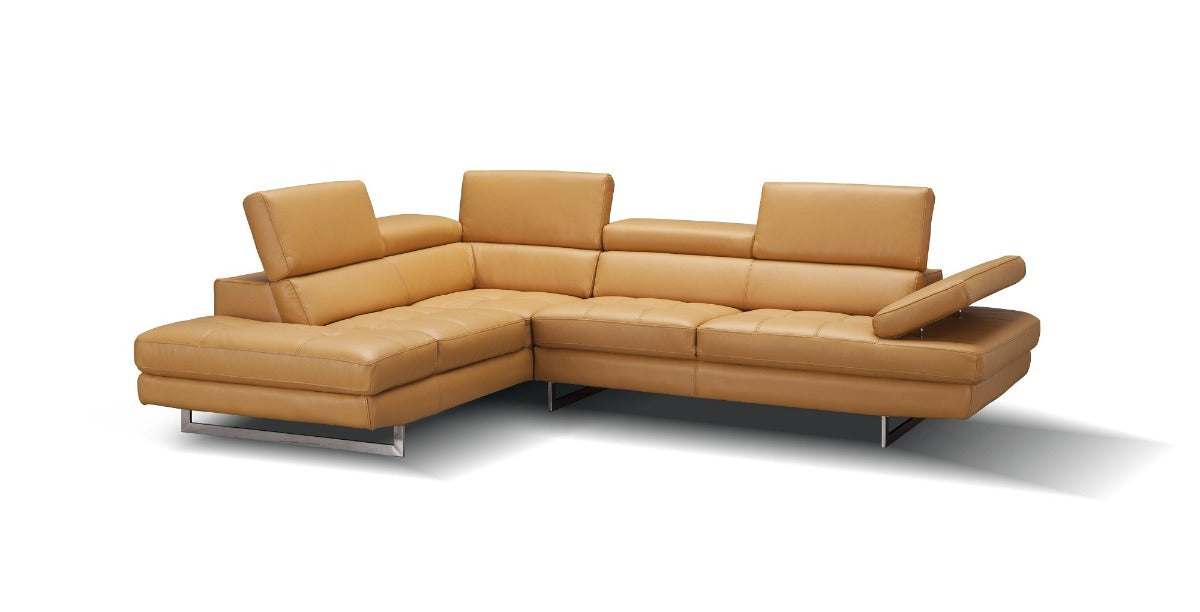 A761 Italian Leather Sectional
