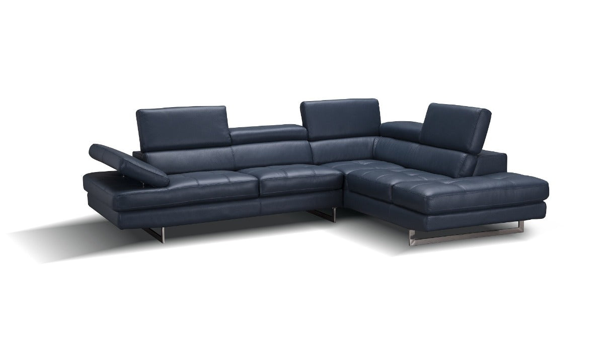 A761 Italian Leather Sectional