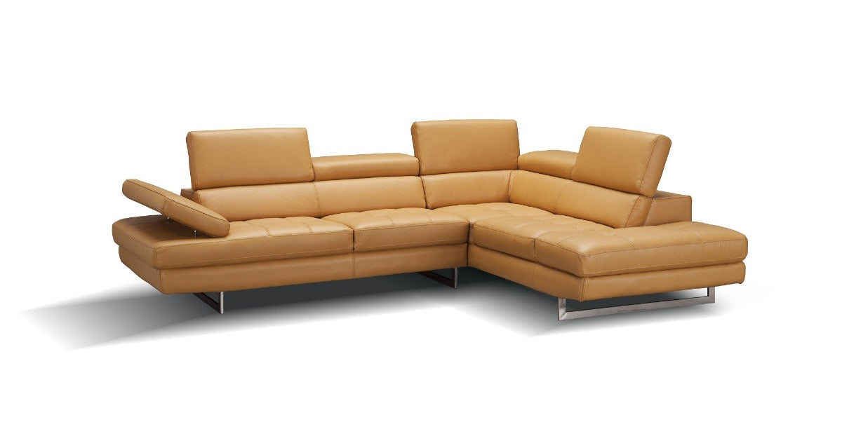 A761 Italian Leather Sectional