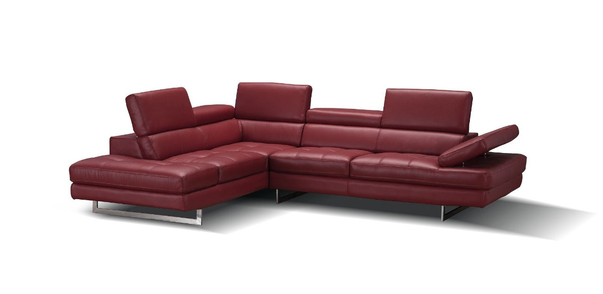 A761 Italian Leather Sectional