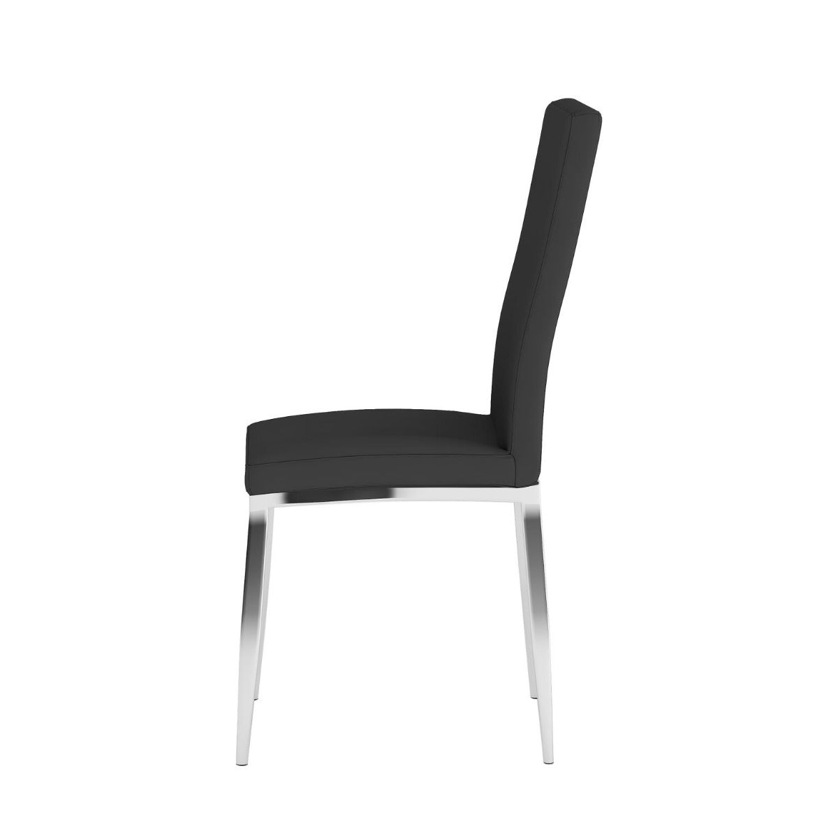 Chintaly Abigail Modern Curved-Back Upholstered Side Chair