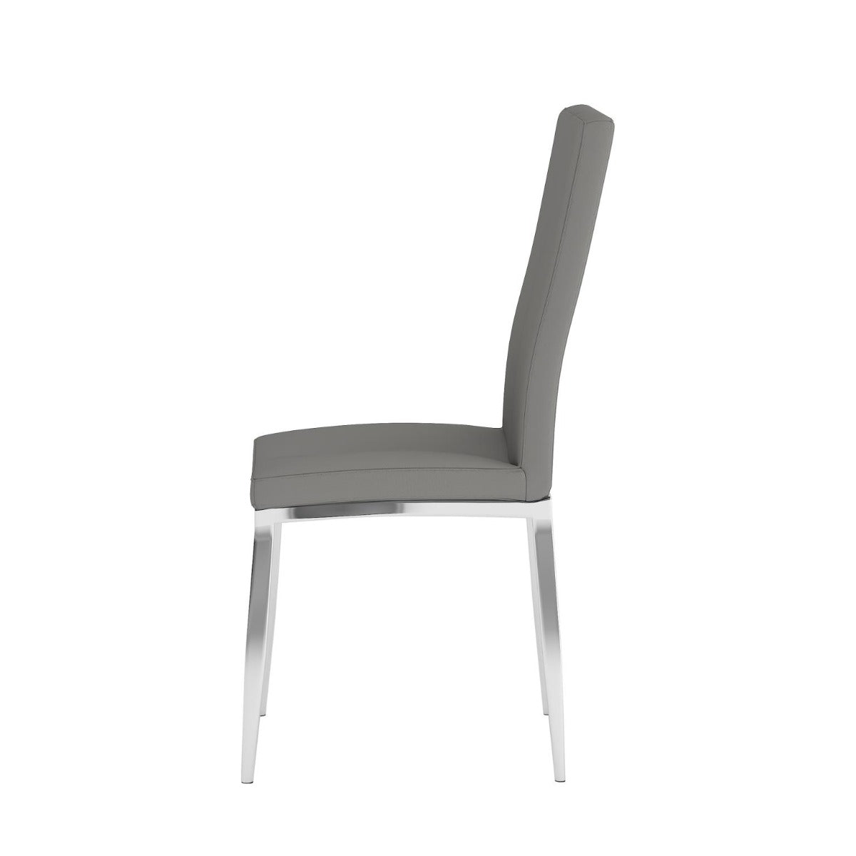 Chintaly Abigail Modern Curved-Back Upholstered Side Chair