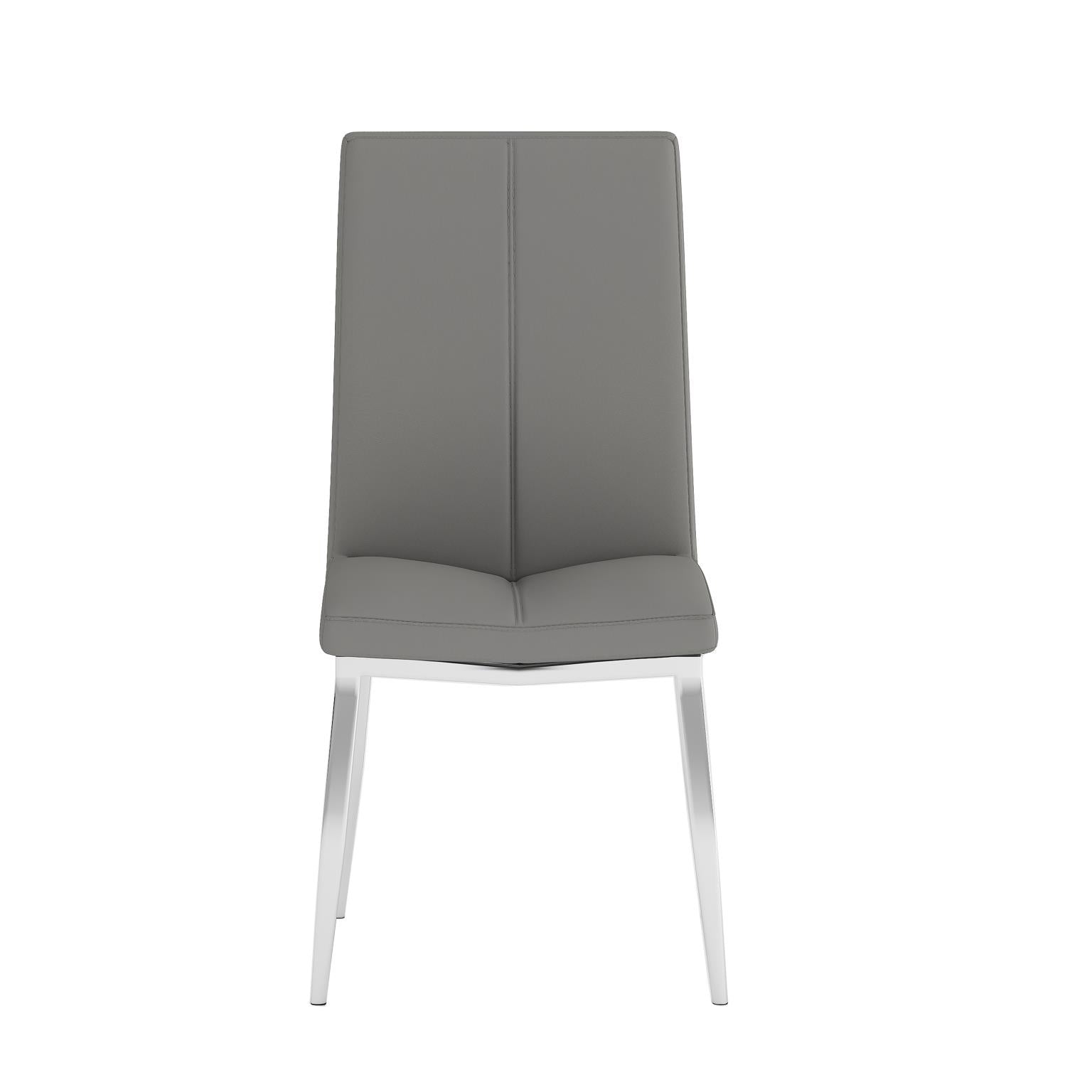 Chintaly Abigail Modern Curved-Back Upholstered Side Chair