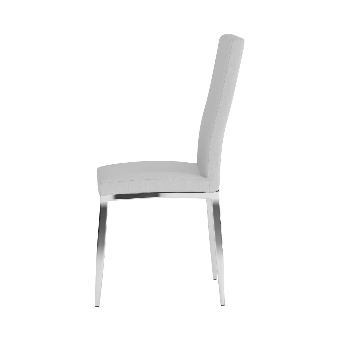 Chintaly Abigail Modern Curved-Back Upholstered Side Chair