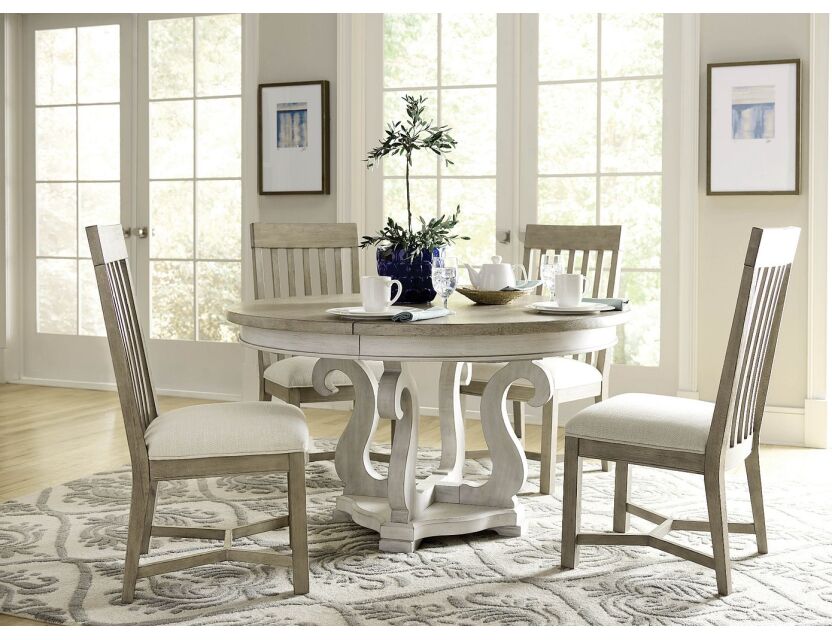 American Drew Litchfield James Side Chair Driftwood