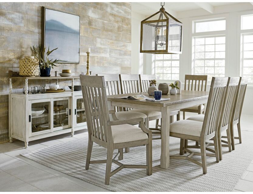 American Drew Litchfield James Side Chair Driftwood