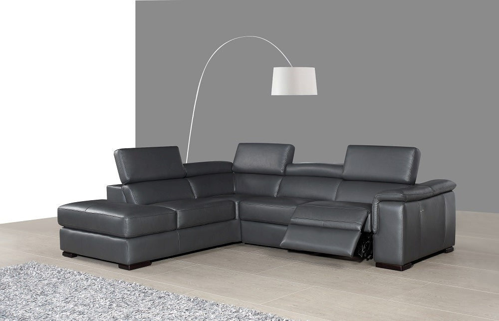 Agata Leather Sectional Recliner, LFC