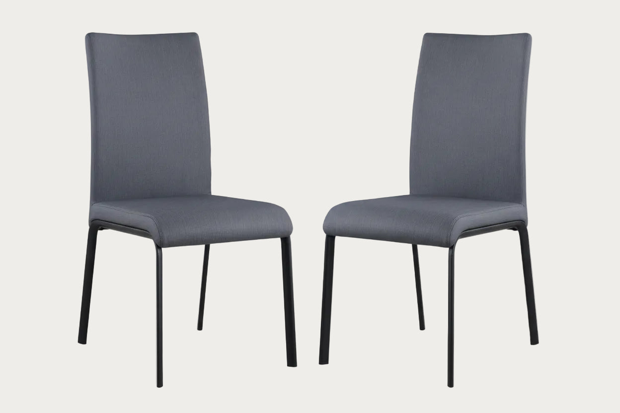 Chintaly Aida Contemporary Contour-Back Side Chair, Set of 4