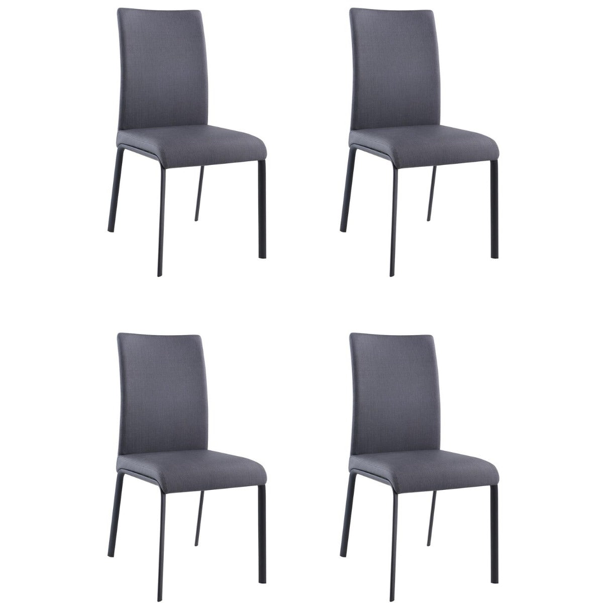 Chintaly Aida Contemporary Contour-Back Side Chair
