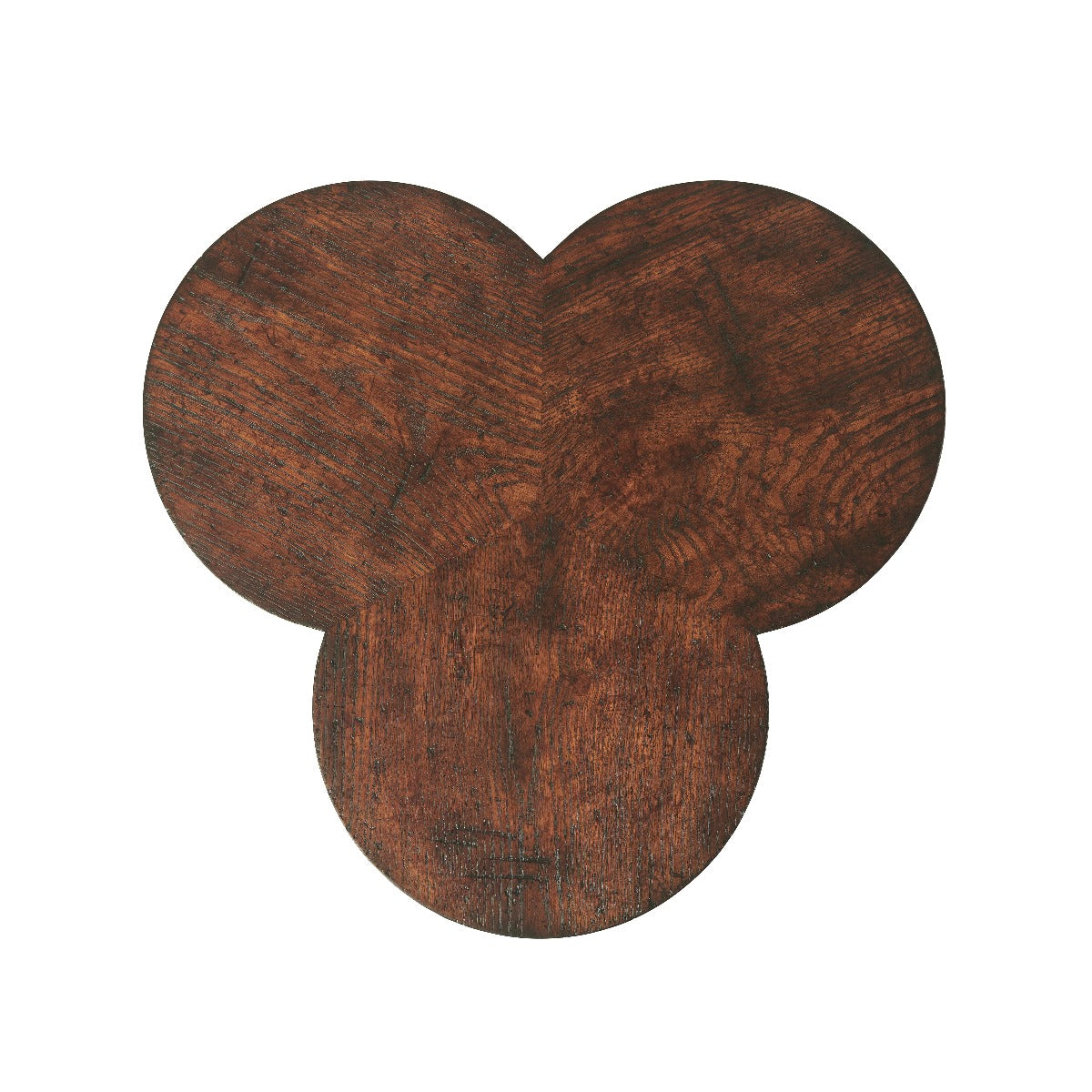 Theodore Alexander Oak Clover Accent Table