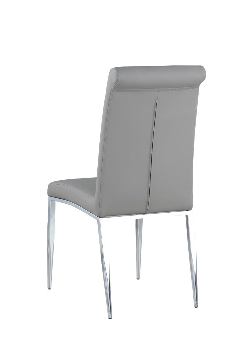 Chintaly Alexis Contemporary Upholstered Cantilever Side Chair