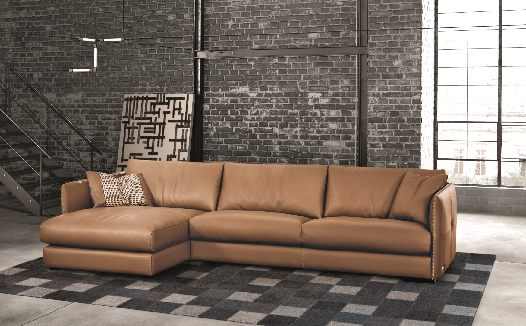 Gamma Arredamenti Alfred Sectional A, $11,455.00, Gamma, 