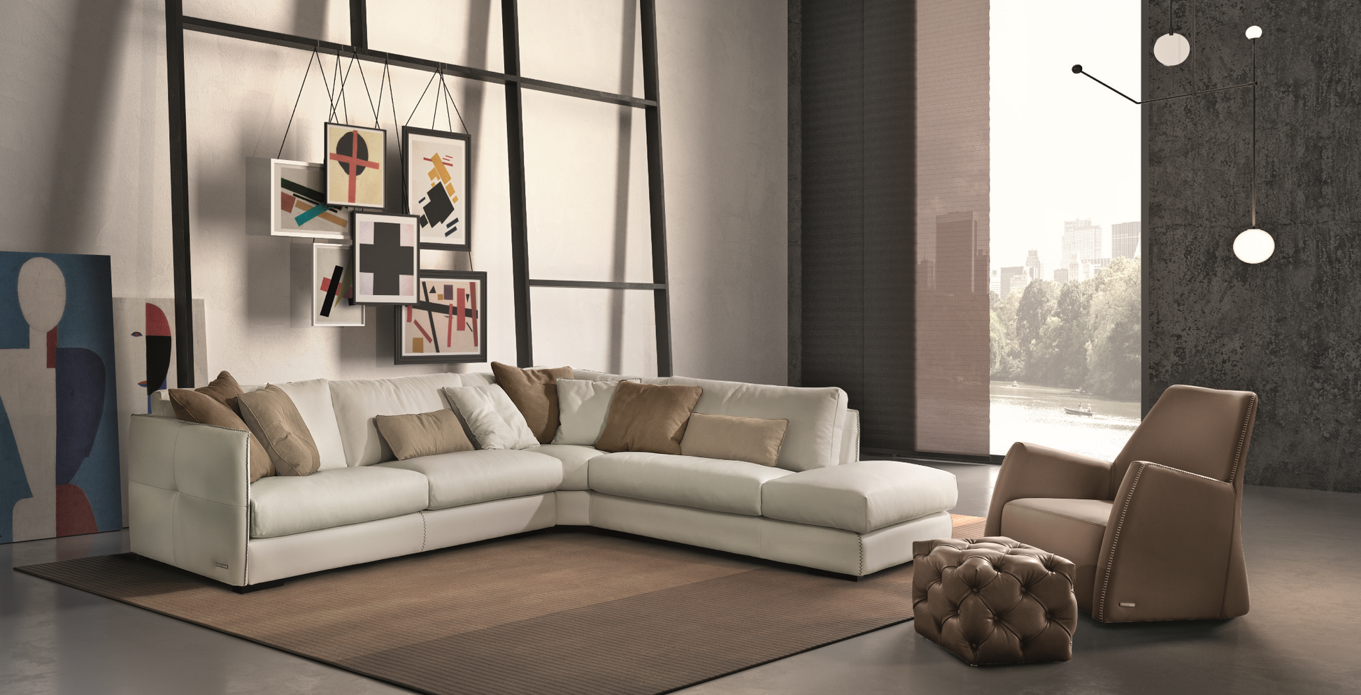 Gamma Arredamenti Alfred Sectional B