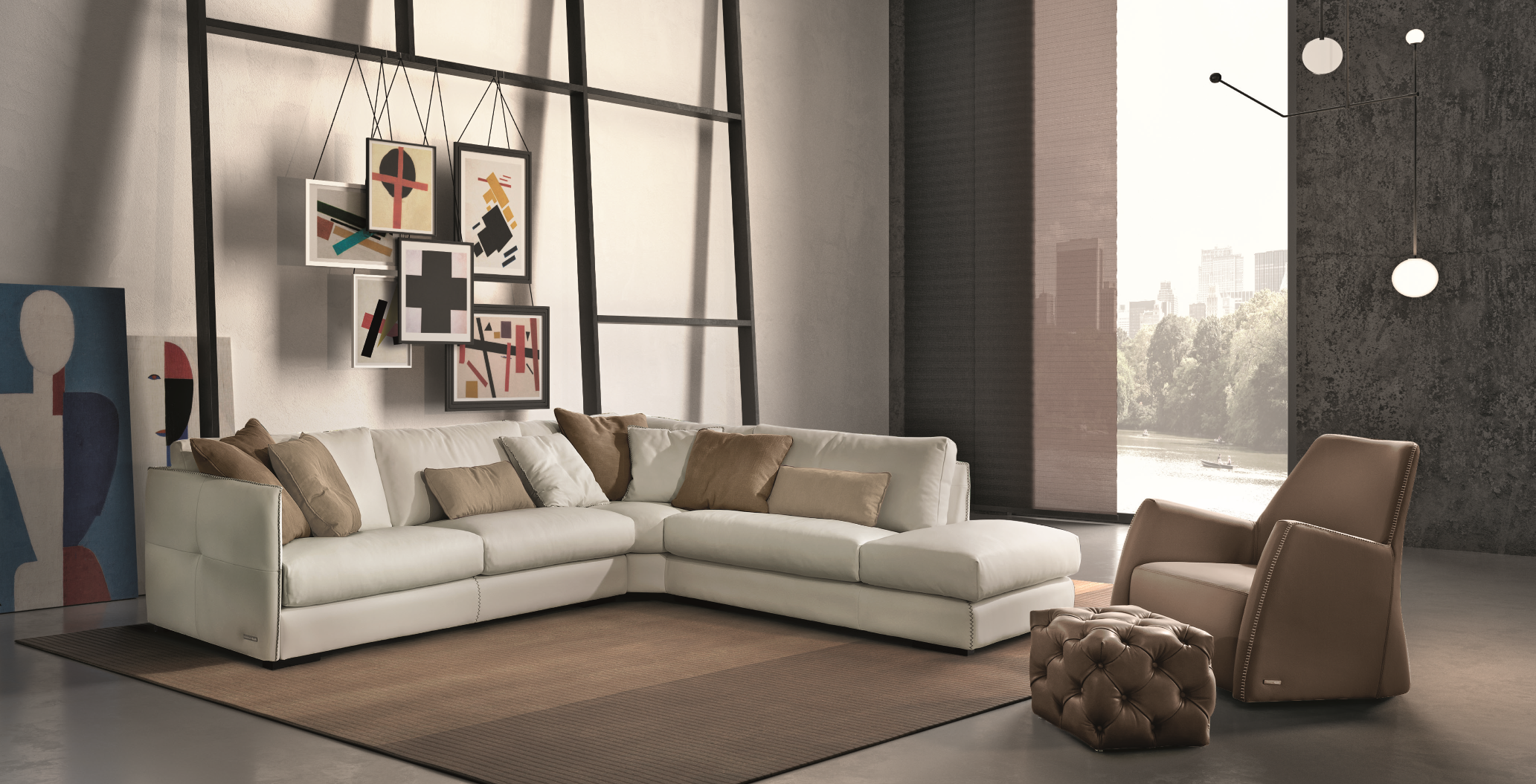 Gamma Arredamenti Alfred Sectional B