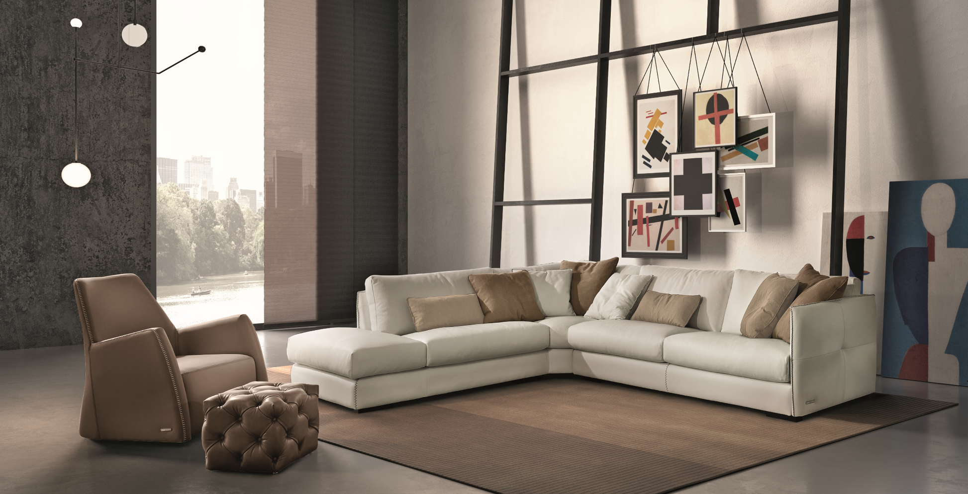 Gamma Arredamenti Alfred Sectional B