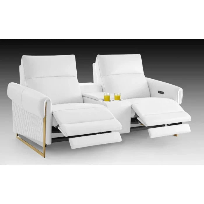 Alice Leather Living Room Set, Sofa and Loveseat