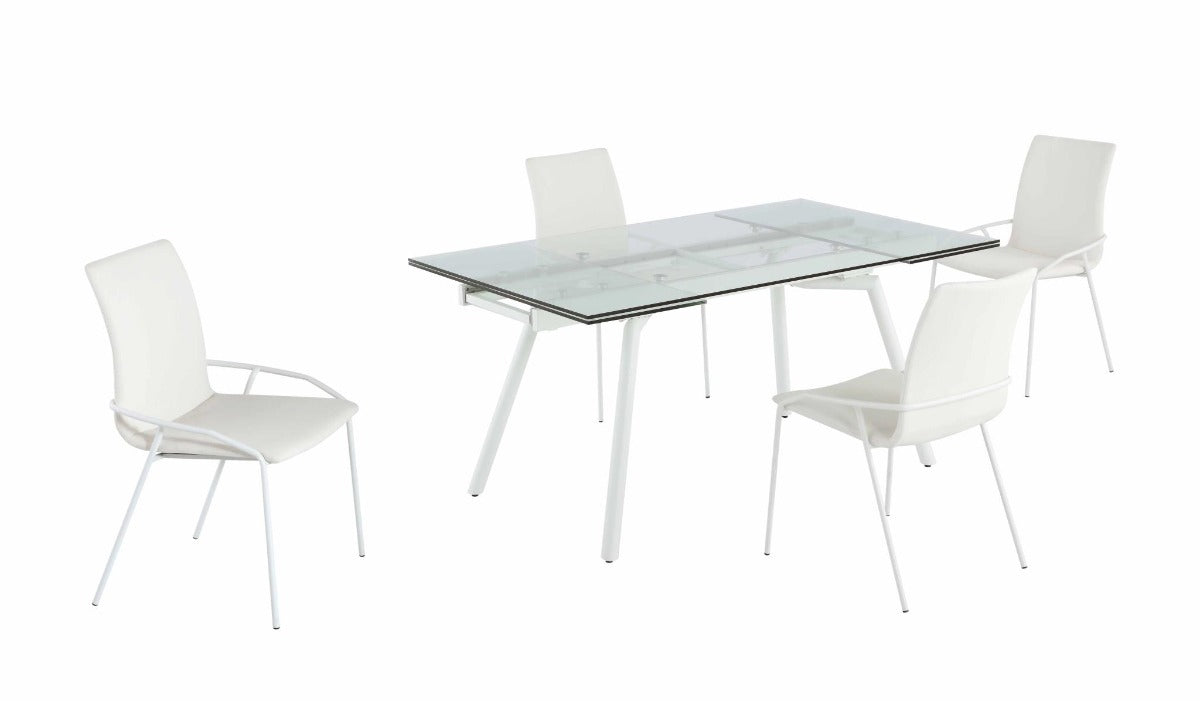 Chintaly Alicia 5-Piece Contemporary  Dining Room Set