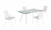 Chintaly Alicia 5-Piece Contemporary  Dining Room Set