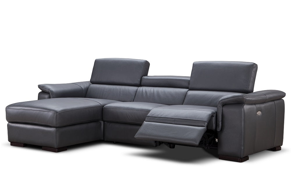 Allegra Leather Sectional Recliner, LFC