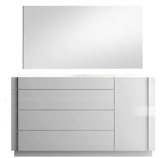 Amora Dresser and Mirror by J&M
