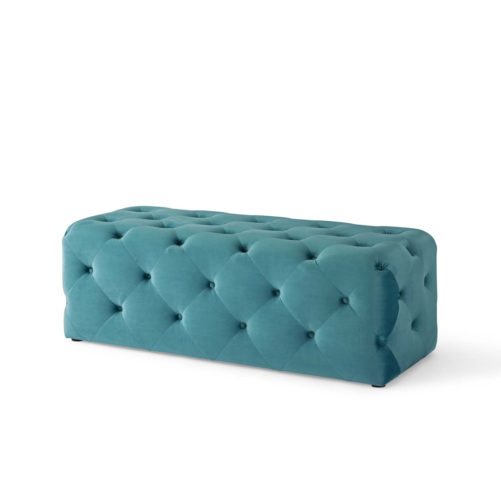 Modway Amour 48" Tufted Button Entryway Performance Velvet Bench