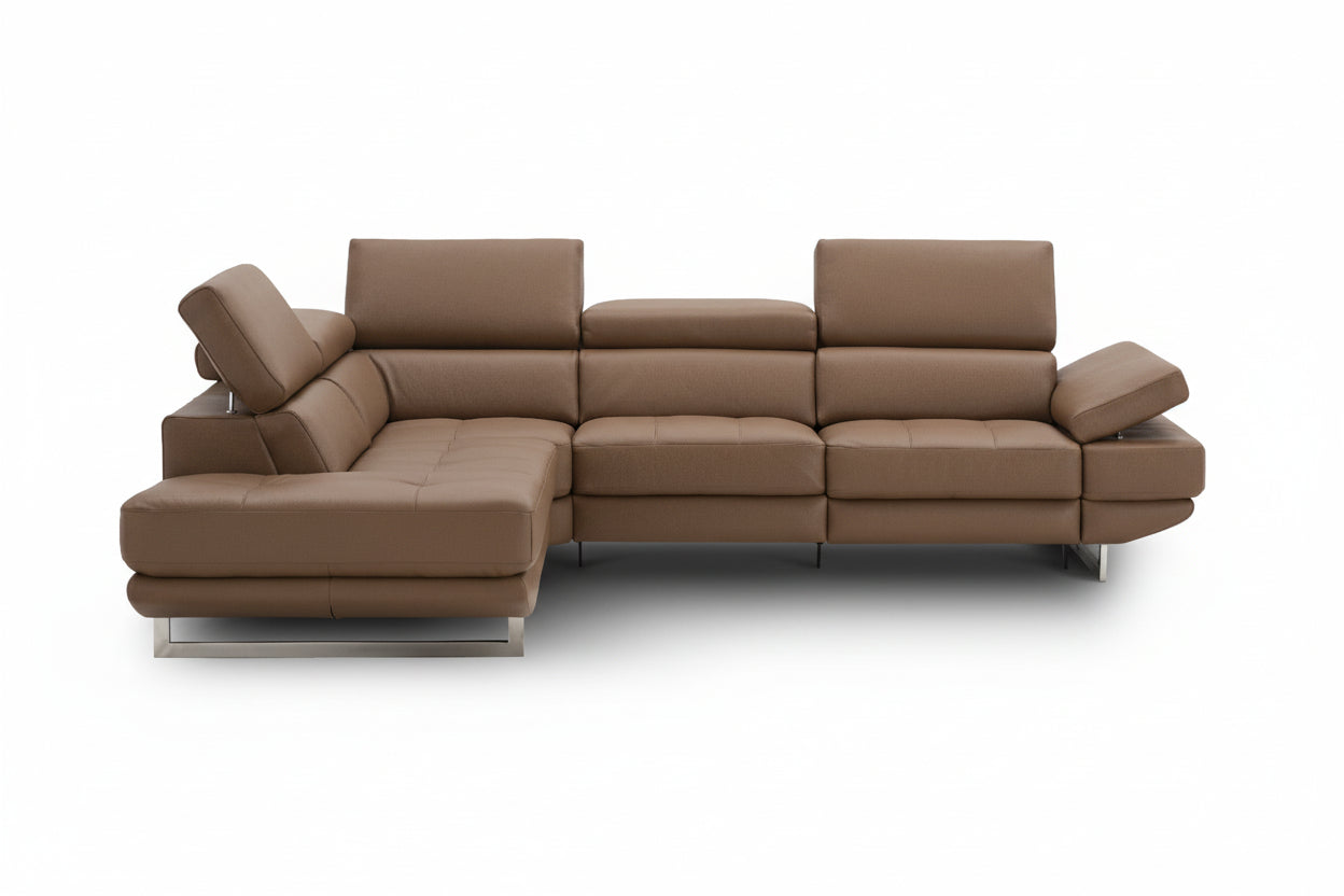 Annalaise Recliner Leather Sectional