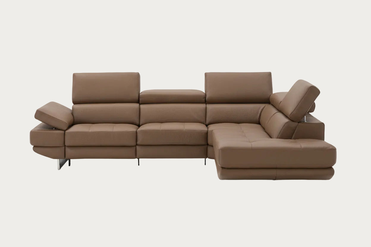 Annalaise Recliner Leather Sectional